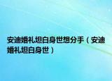 安迪婚礼坦白身世想分手（安迪婚礼坦白身世）