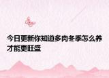 今日更新你知道多肉冬季怎么养才能更旺盛
