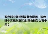 双色球中奖规则及奖金说明（双色球中奖规则及奖金,双色球怎么看中奖）