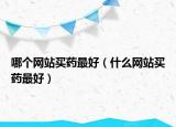 哪个网站买药最好（什么网站买药最好）