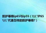 防护等级ip65与ip55（\