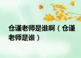 仓谨老师是谁啊（仓谨老师是谁）