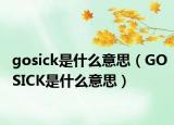 gosick是什么意思（GOSICK是什么意思）