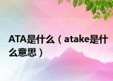ATA是什么（atake是什么意思）