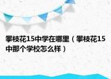 攀枝花15中学在哪里（攀枝花15中那个学校怎么样）