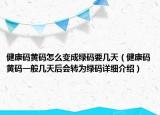 健康码黄码怎么变成绿码要几天（健康码黄码一般几天后会转为绿码详细介绍）