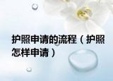 护照申请的流程（护照怎样申请）