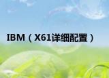 IBM（X61详细配置）