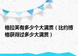 格拉芙有多少个大满贯（比约博格获得过多少大满贯）