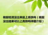 核酸检测没出来能上高铁吗（核酸没出结果可以上高铁吗详细介绍）