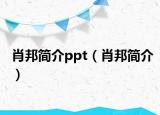 肖邦简介ppt（肖邦简介）