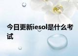 今日更新iesol是什么考试