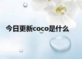 今日更新coco是什么