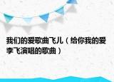我们的爱歌曲飞儿（给你我的爱 李飞演唱的歌曲）