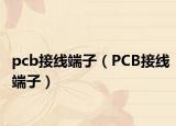 pcb接线端子（PCB接线端子）