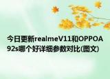 今日更新realmeV11和OPPOA92s哪个好详细参数对比(图文)