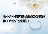 农业产业园区现状痛点及发展趋势（农业产业园区）