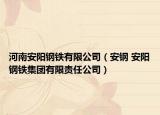 河南安阳钢铁有限公司（安钢 安阳钢铁集团有限责任公司）