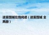 迷雾围城在线阅读（迷雾围城 全两册）
