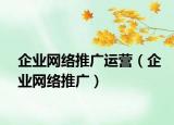企业网络推广运营（企业网络推广）