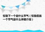 惊蛰下一个是什么节气（惊蛰后面一个节气是什么详细介绍）