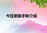 今日更新手帐介绍