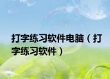 打字练习软件电脑（打字练习软件）