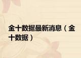 金十数据最新消息（金十数据）