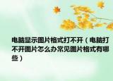 电脑显示图片格式打不开（电脑打不开图片怎么办常见图片格式有哪些）
