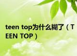 teen top为什么糊了（TEEN TOP）