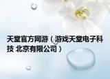 天堂官方网游（游戏天堂电子科技 北京有限公司）