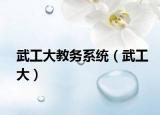 武工大教务系统（武工大）