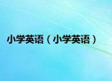 小学英语（小学英语）