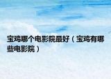 宝鸡哪个电影院最好（宝鸡有哪些电影院）
