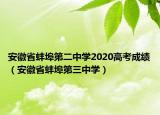 安徽省蚌埠第二中学2020高考成绩（安徽省蚌埠第三中学）