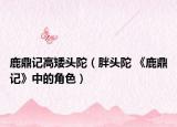 鹿鼎记高矮头陀（胖头陀 《鹿鼎记》中的角色）