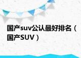 国产suv公认最好排名（国产SUV）