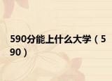 590分能上什么大学（590）