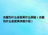 衣服为什么会发黄什么原因（衣服为什么会发黄详细介绍）