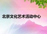 北京文化艺术活动中心