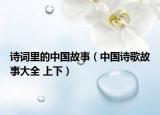 诗词里的中国故事（中国诗歌故事大全 上下）