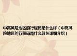 中高风险地区的行程码是什么样（中高风险地区的行程码是什么颜色详细介绍）