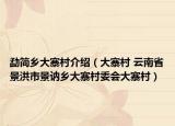 勐简乡大寨村介绍（大寨村 云南省景洪市景讷乡大寨村委会大寨村）