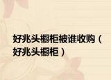 好兆头橱柜被谁收购（好兆头橱柜）