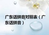 广东话拼音对照表（广东话拼音）