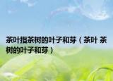 茶叶指茶树的叶子和芽（茶叶 茶树的叶子和芽）