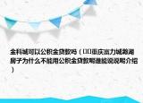 金科城可以公积金贷款吗（﻿﻿重庆富力城瀚湖房子为什么不能用公积金贷款呢谁能说说呢介绍）