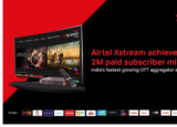 Airtel Xstream现在拥有200万付费用户