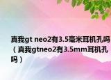真我gt neo2有3.5毫米耳机孔吗（真我gtneo2有3.5mm耳机孔吗）