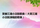笑傲江湖小沈阳歌曲（大笑江湖 小沈阳演唱的歌曲）